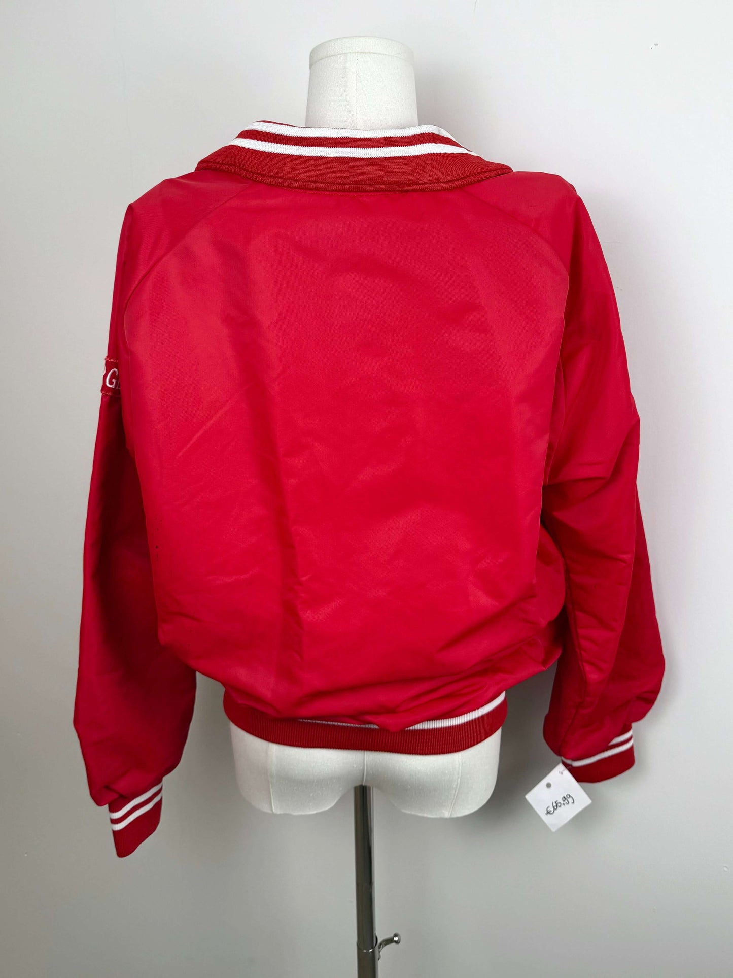 Vintage varsity jacket red | Laura Stappers Vintage