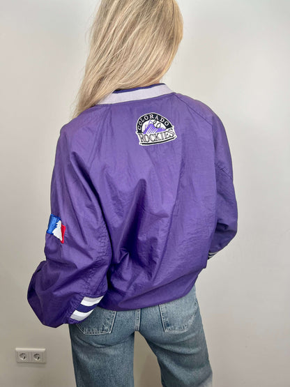 Colorado Rockies Pullover Windbreaker | Laura Stappers Vintage