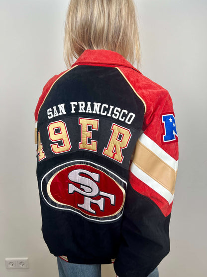 SF 49ers suede jacket