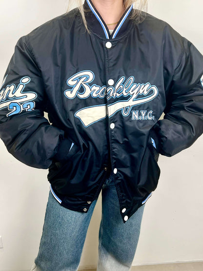 Karl Kani Brooklyn bomber black | Laura Stappers Vintage