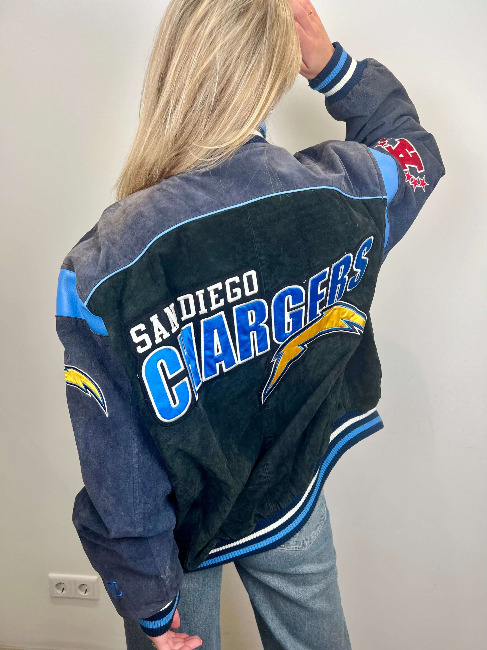 San Diego Chargers suede jacket