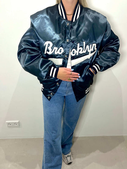 Vintage Brooklyn Dodgers satin jacket | Laura Stappers Vintage