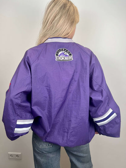 Colorado Rockies Pullover Windbreaker | Laura Stappers Vintage