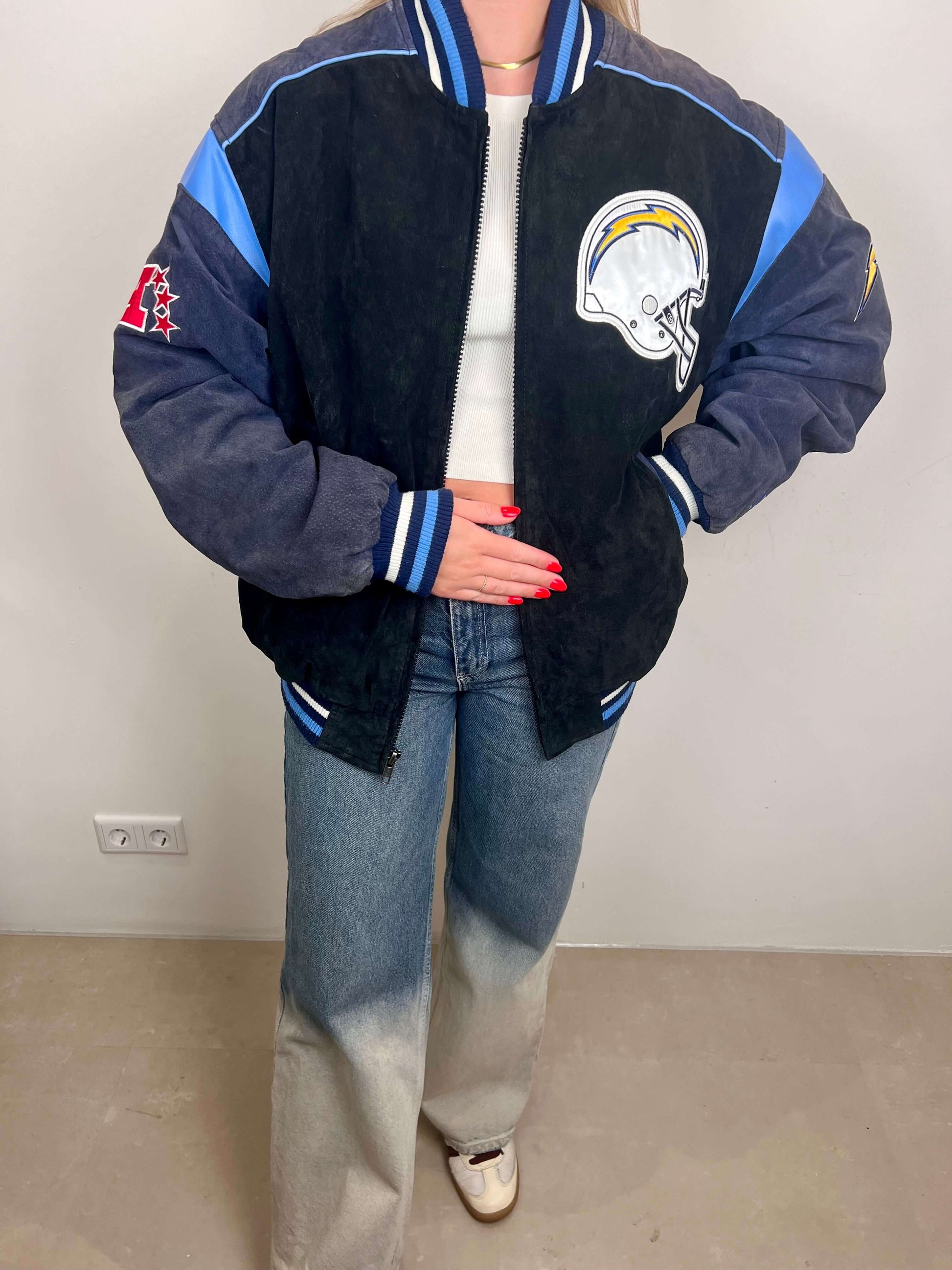 San Diego Chargers suede jacket