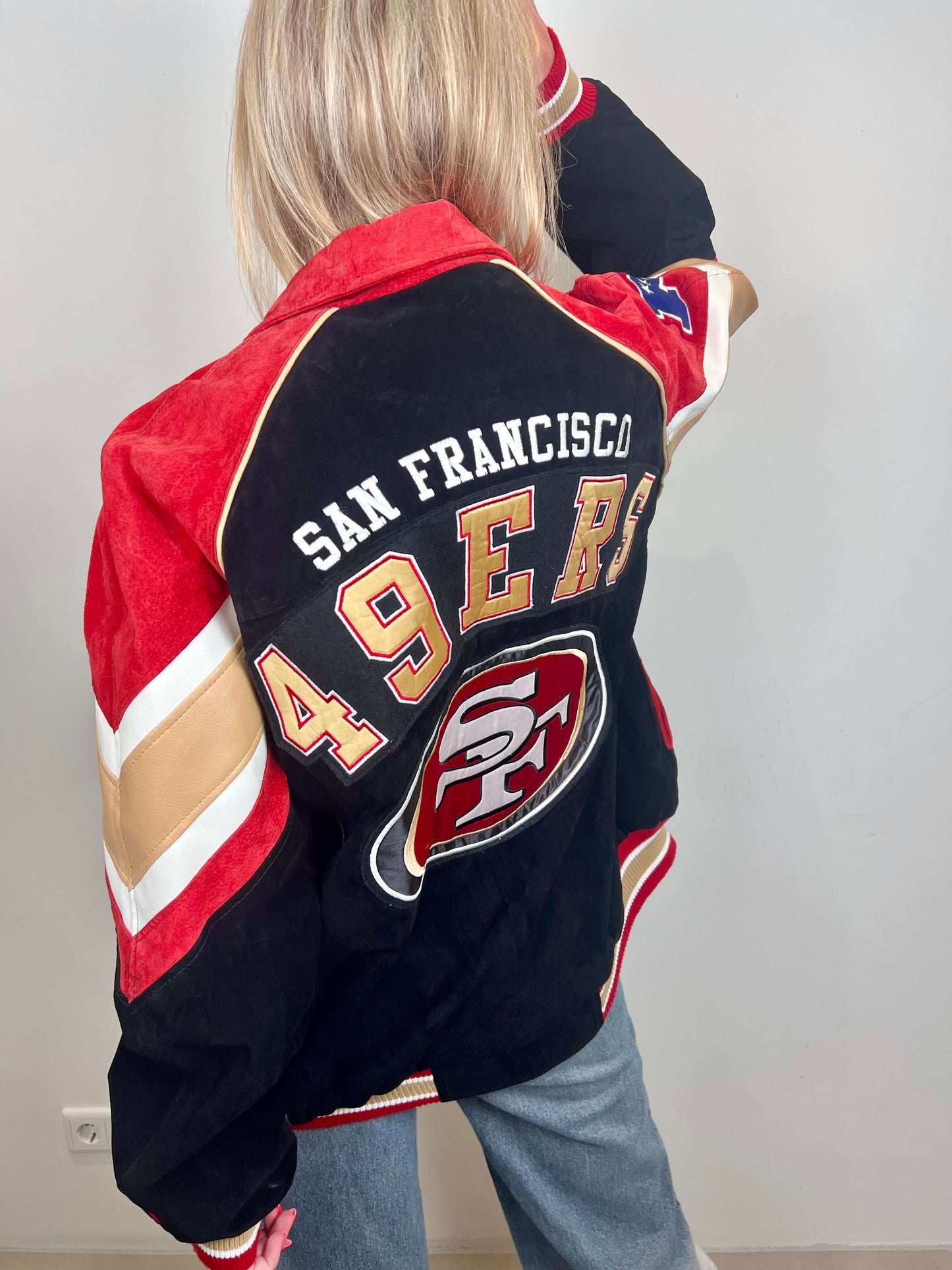 SF 49ers suede jacket