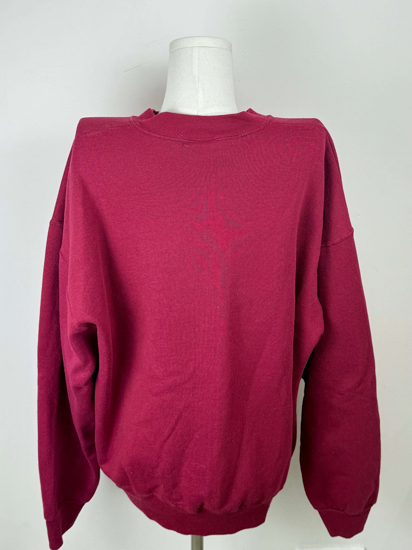 Vintage burgundy Firestone sweater | Laura Stappers Vintage