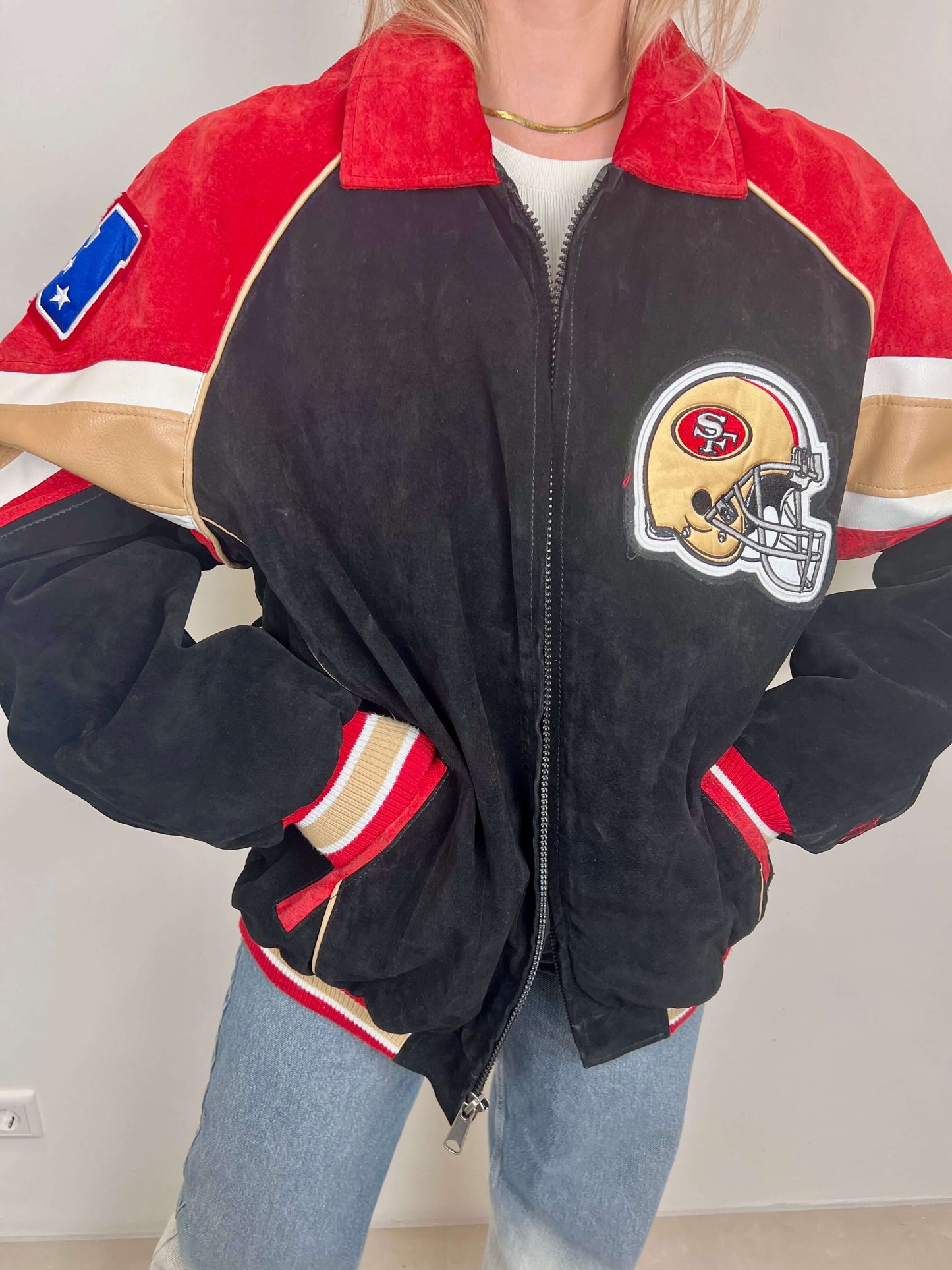 SF 49ers suede jacket