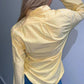 Ralph Lauren blouse yellow | Laura Stappers Vintage