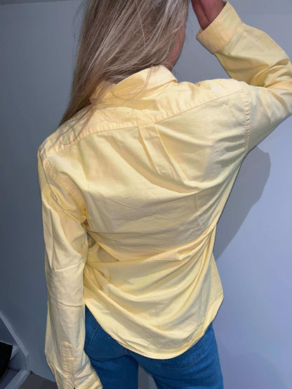 Ralph Lauren blouse yellow | Laura Stappers Vintage