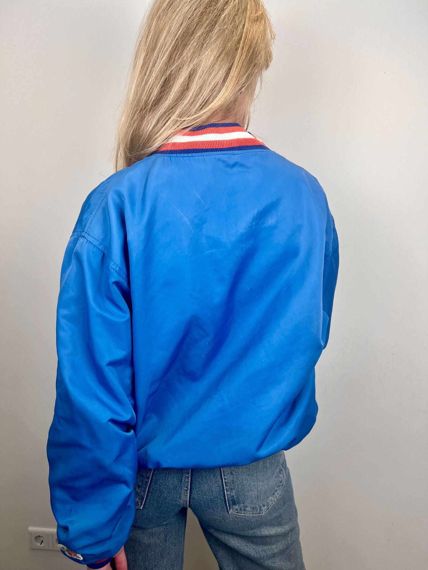 Uniform blue bomber jacket | Laura Stappers Vintage