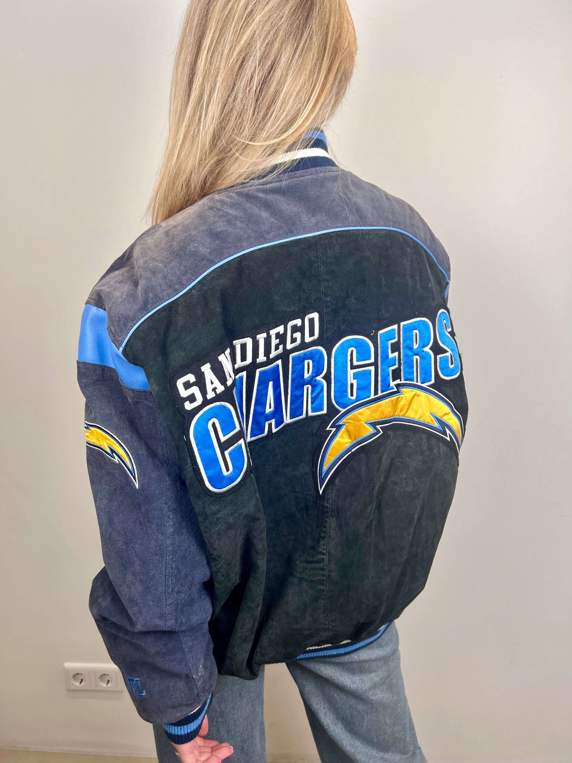 San Diego Chargers suede jacket