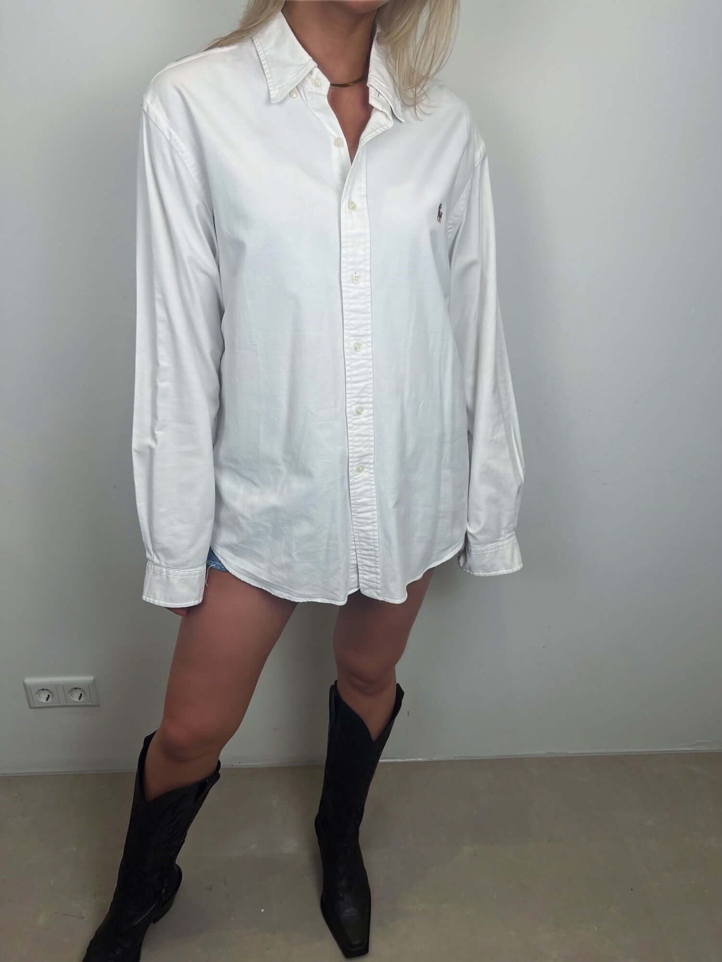 Vintage Ralph Lauren blouse white | Laura Stappers Vintage