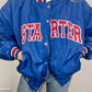 Starter spell out bomber jacket blue | Laura Stappers Vintage