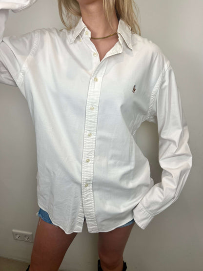 Vintage Ralph Lauren blouse white | Laura Stappers Vintage