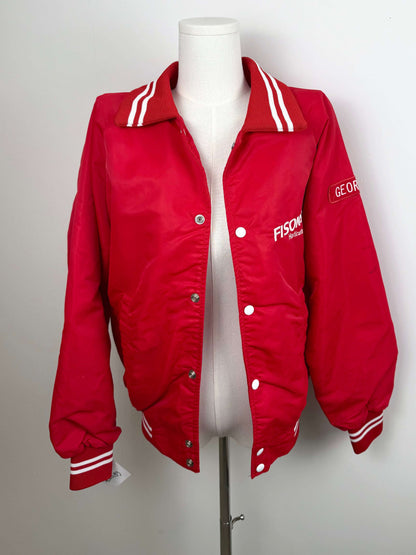 Vintage varsity jacket red | Laura Stappers Vintage