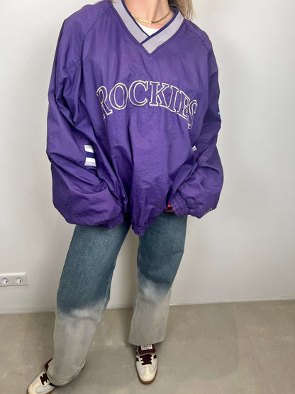 Colorado Rockies Pullover Windbreaker | Laura Stappers Vintage