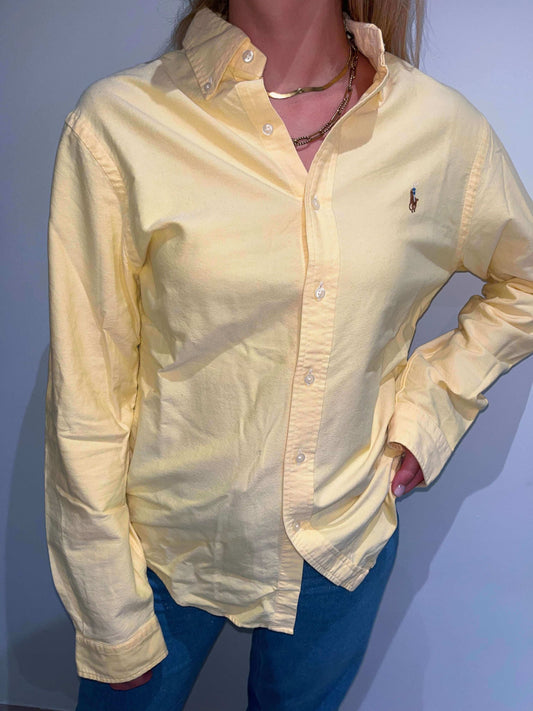 Ralph Lauren blouse yellow | Laura Stappers Vintage