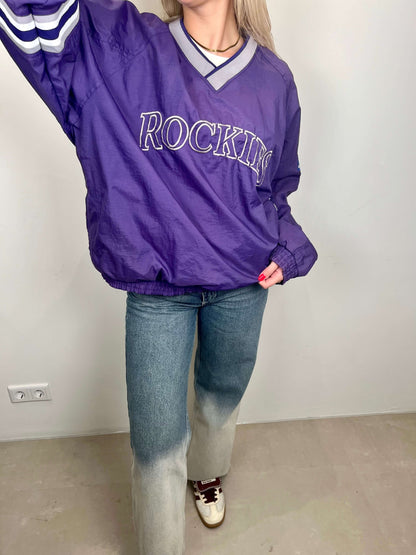 Colorado Rockies Pullover Windbreaker | Laura Stappers Vintage