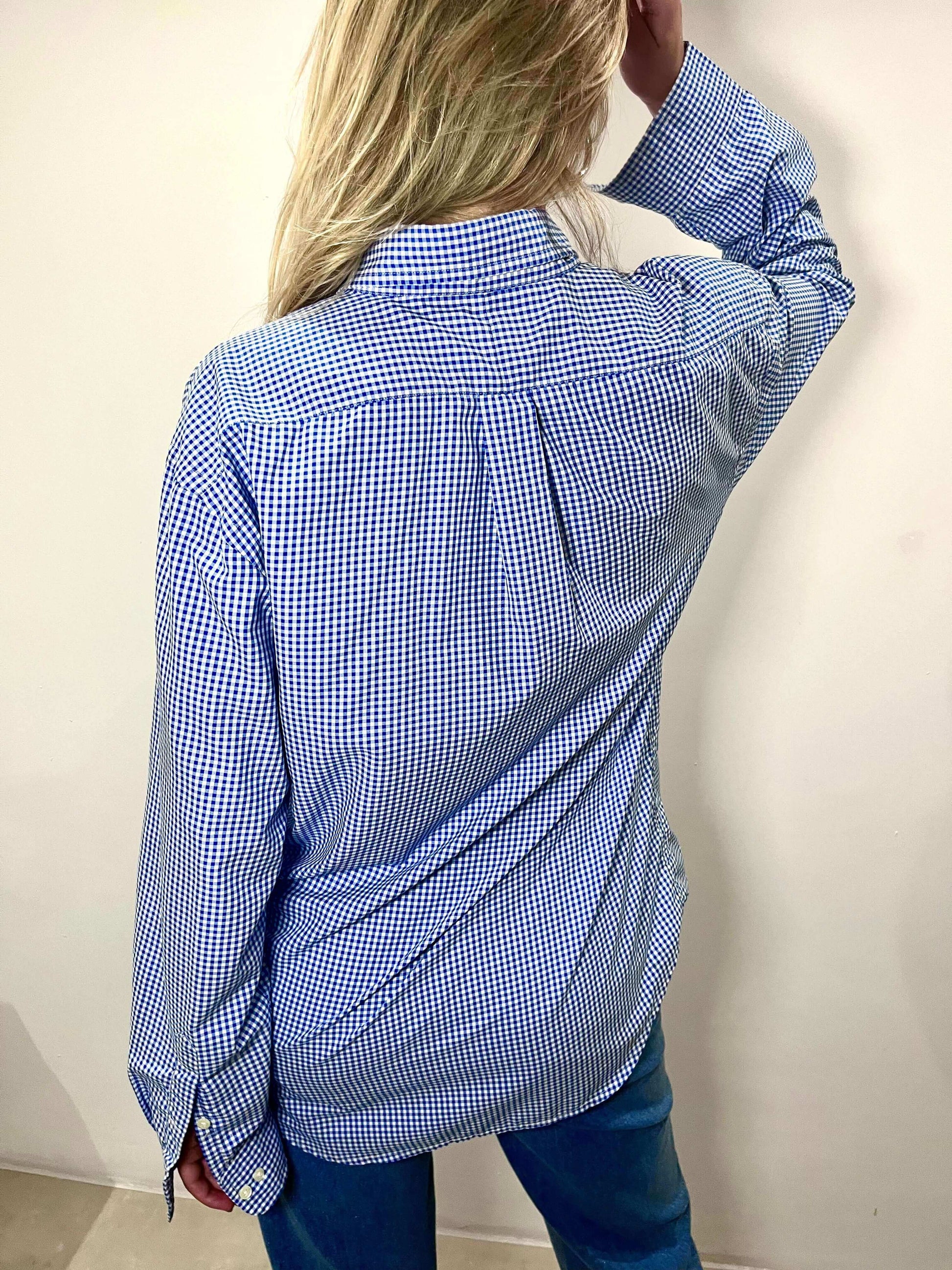 Ralph Lauren checkered blouse | Laura Stappers Vintage