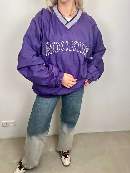 Colorado Rockies Pullover Windbreaker | Laura Stappers Vintage