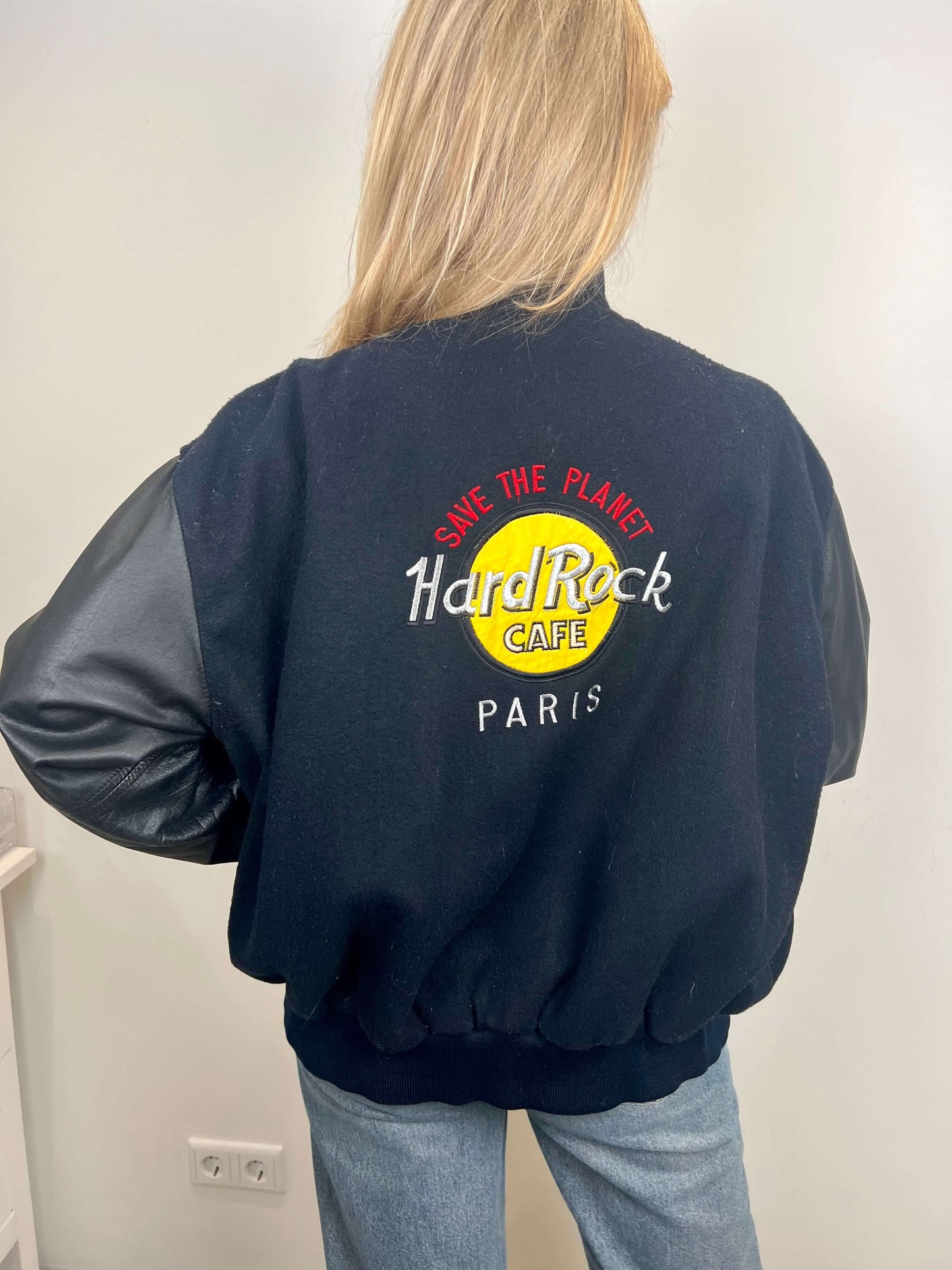 Hard Rock Café Paris baseball jacket | Laura Stappers Vintage