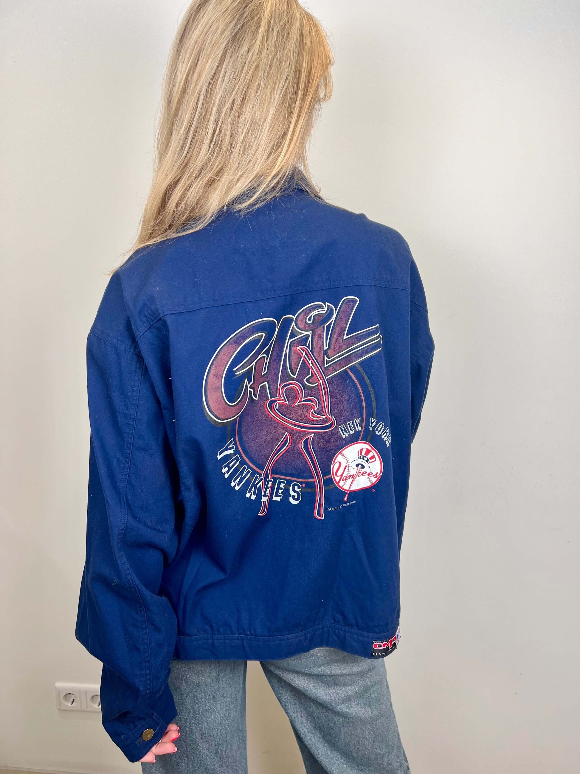 Vintage New York Yankees denim jacket | Laura Stappers Vintage