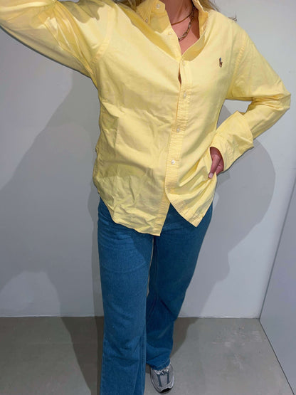 Ralph Lauren blouse yellow | Laura Stappers Vintage