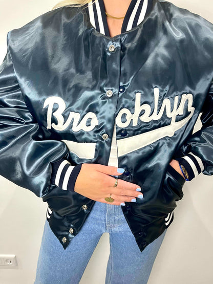 Vintage Brooklyn Dodgers satin jacket | Laura Stappers Vintage