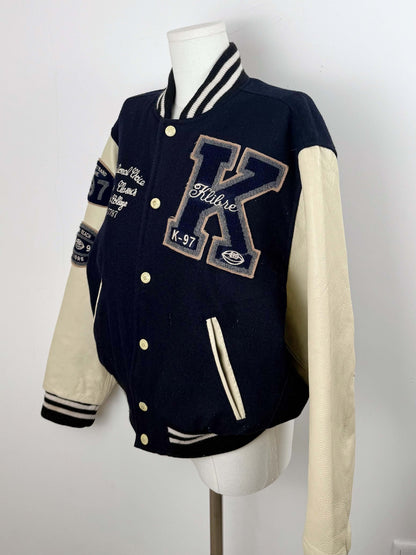 Vintage varsity baseball bomber jacket | Laura Stappers Vintage