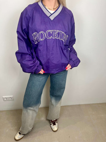 Colorado Rockies Pullover Windbreaker | Laura Stappers Vintage