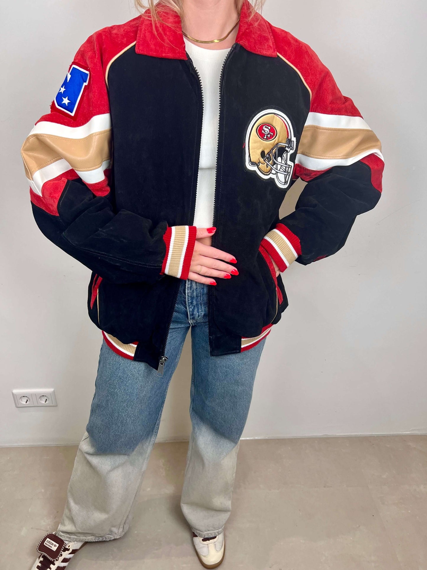 SF 49ers suede jacket