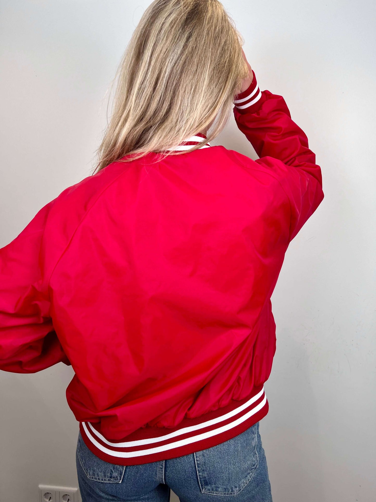 Vintage 76ers satin jacket | Laura Stappers Vintage