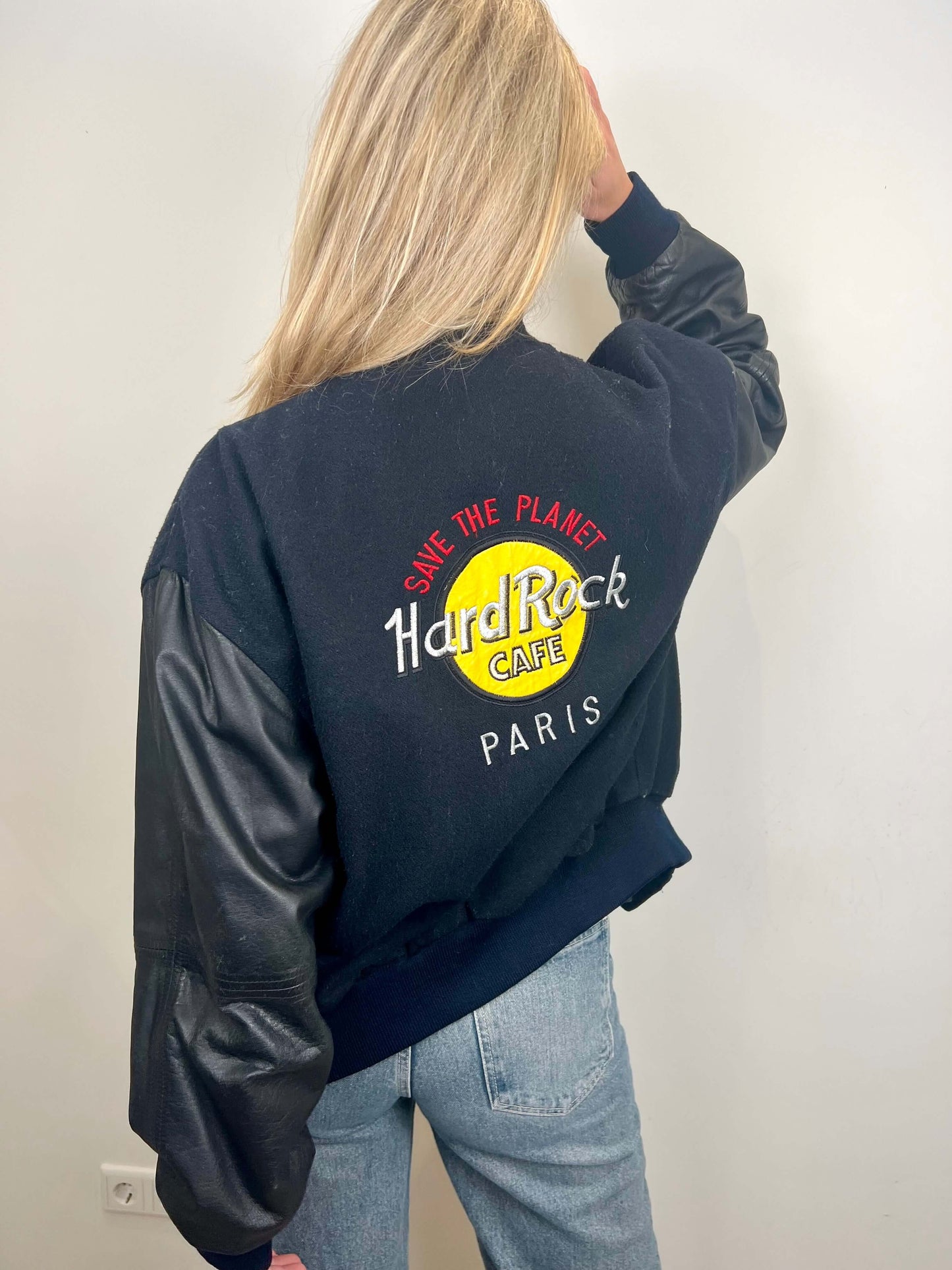 Hard Rock Café Paris baseball jacket | Laura Stappers Vintage