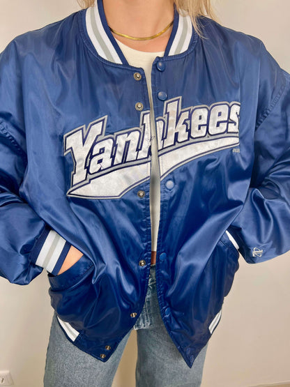 NY Yankees spell-out 1999 jacket | Laura Stappers Vintage