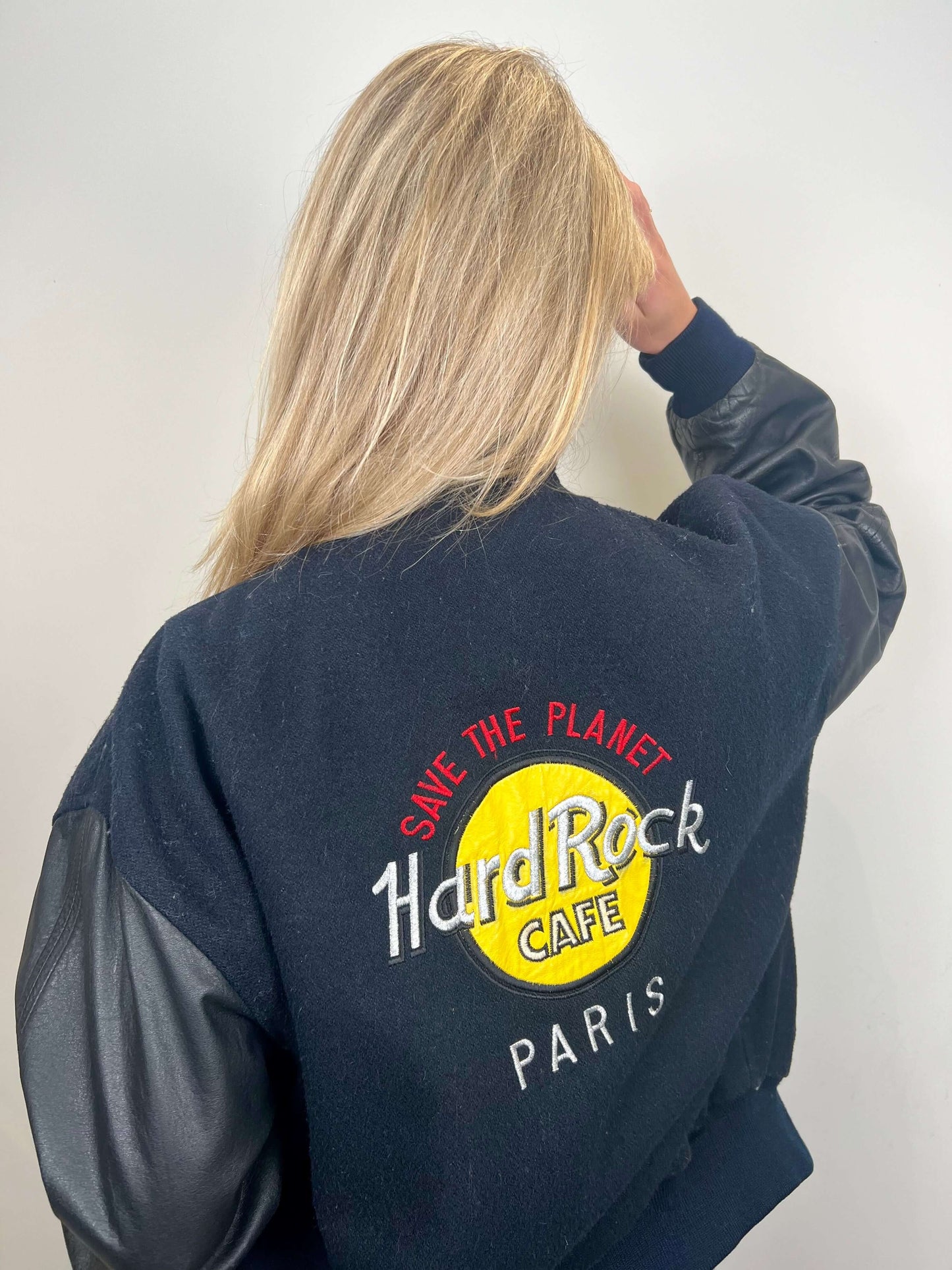 Hard Rock Café Paris baseball jacket | Laura Stappers Vintage