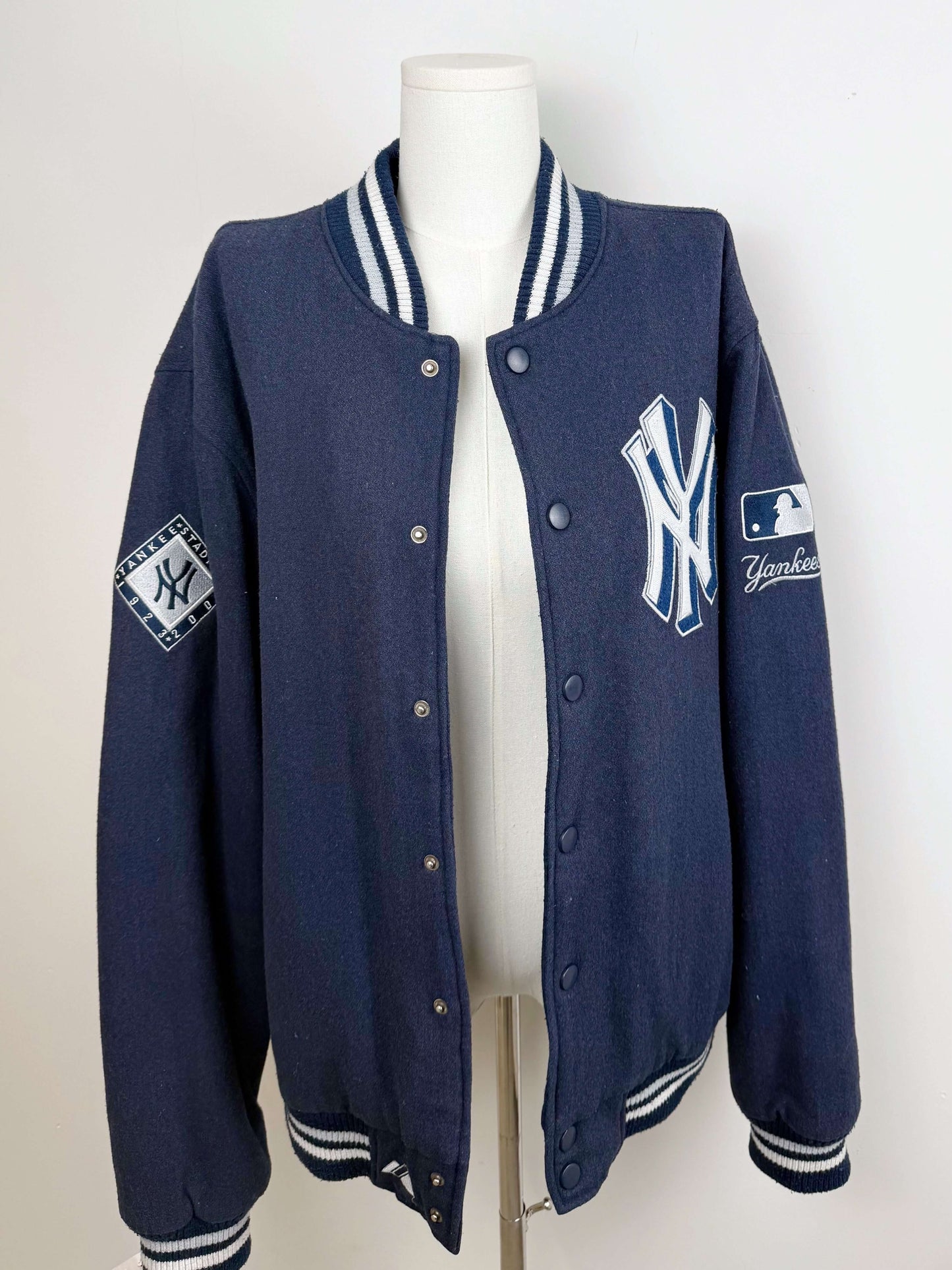 Yankees wool varsity bomber size XL | Laura Stappers Vintage