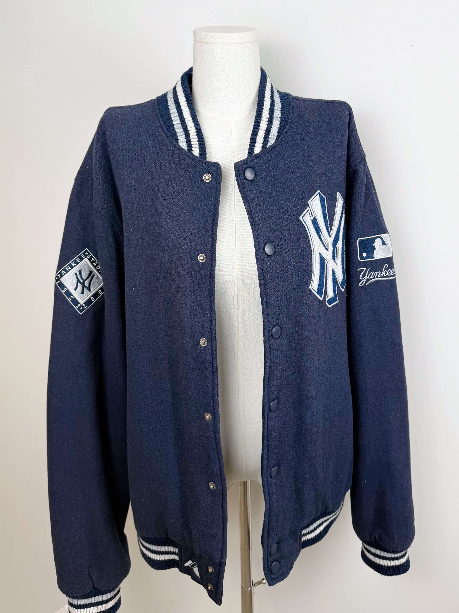 Yankees wool varsity bomber size XL | Laura Stappers Vintage