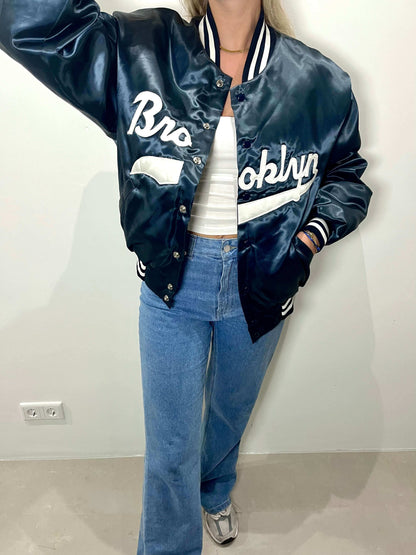 Vintage Brooklyn Dodgers satin jacket | Laura Stappers Vintage