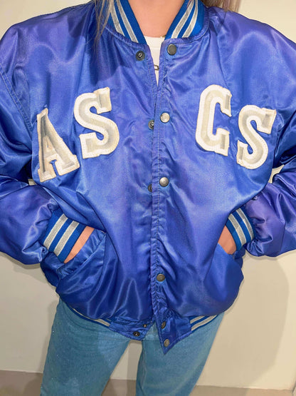 ASCS vintage satin bomber jacket | Laura Stappers Vintage