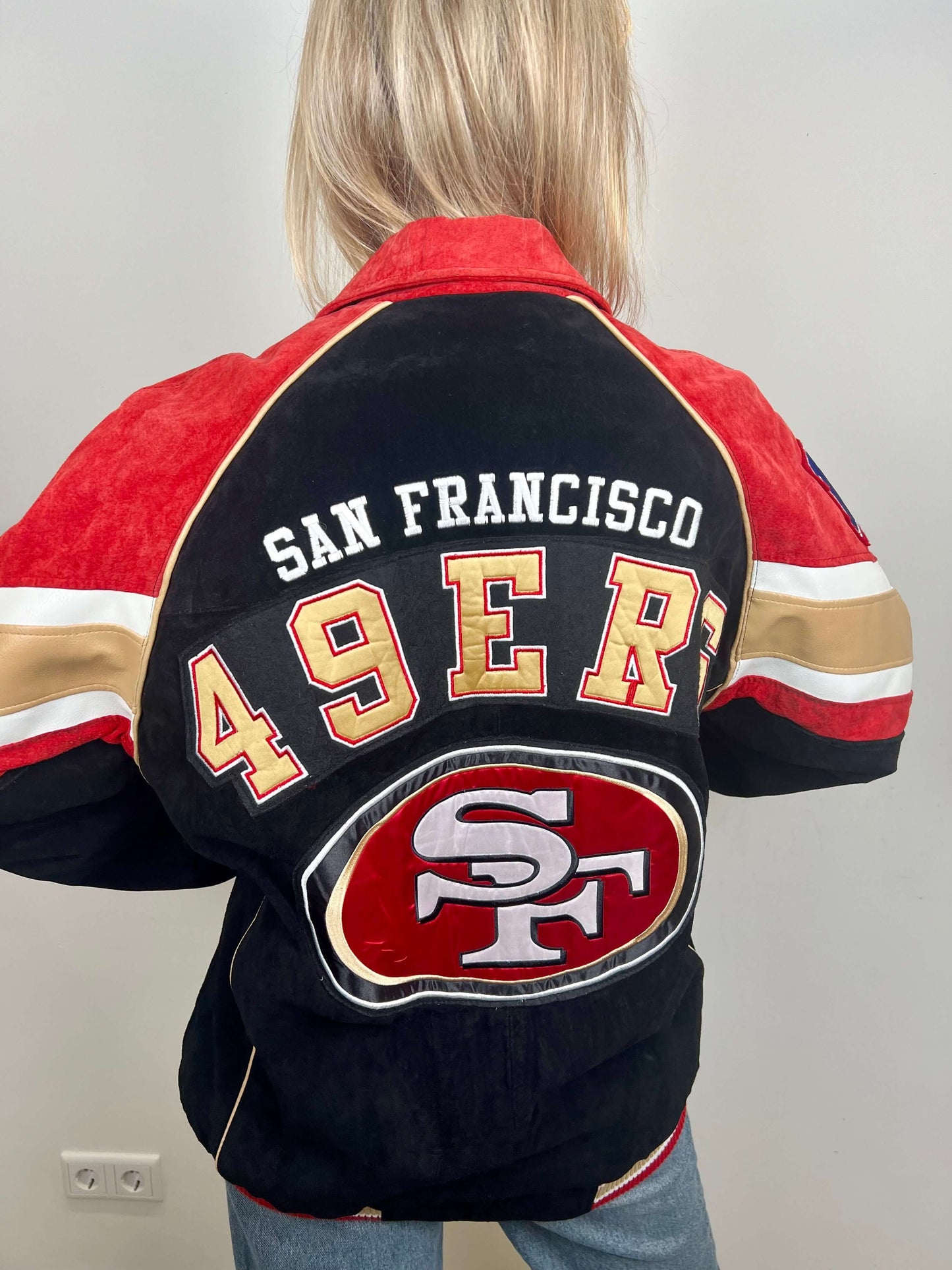 SF 49ers suede jacket