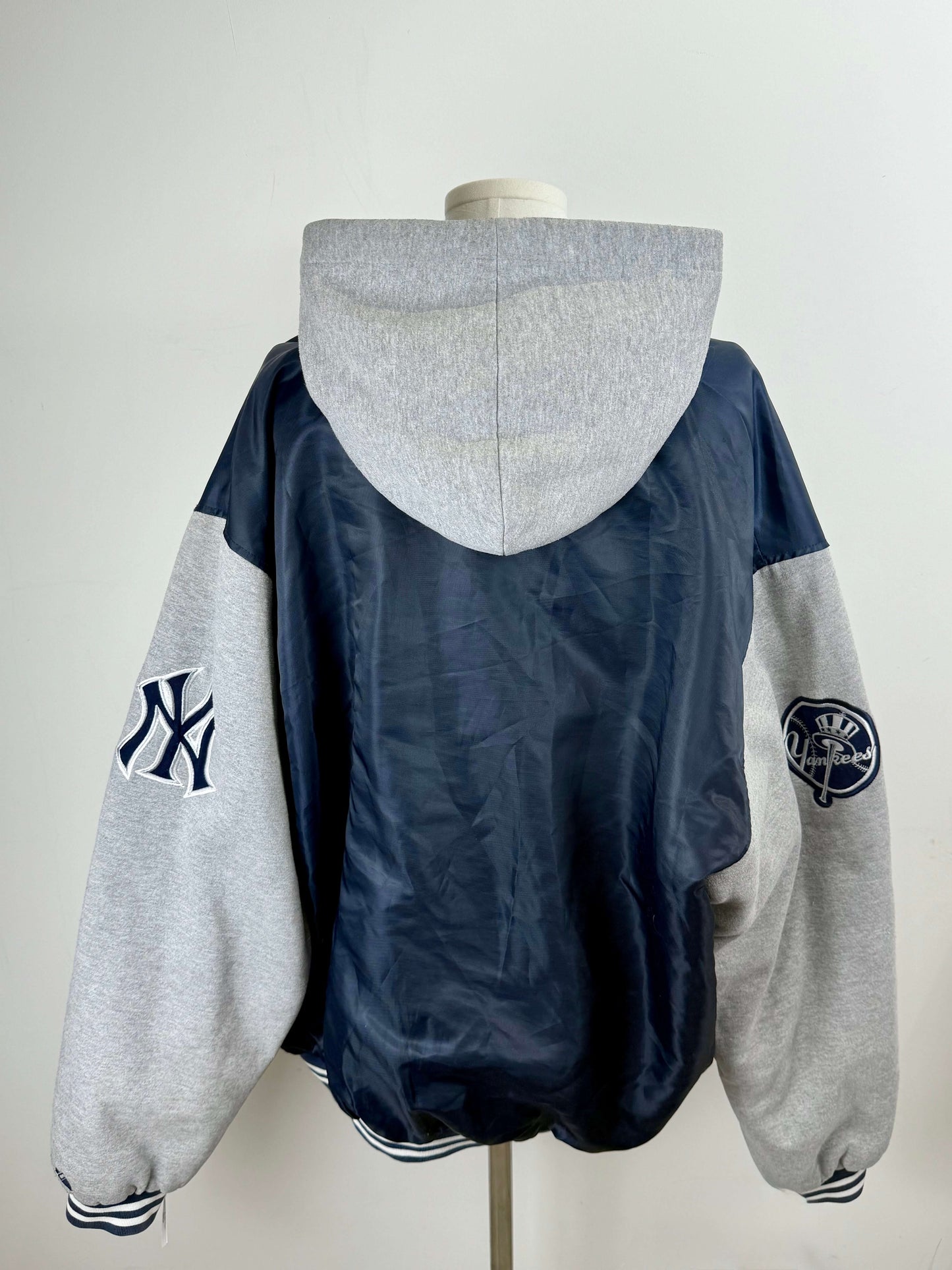 Yankees hooded bomber spell out | Laura Stappers Vintage