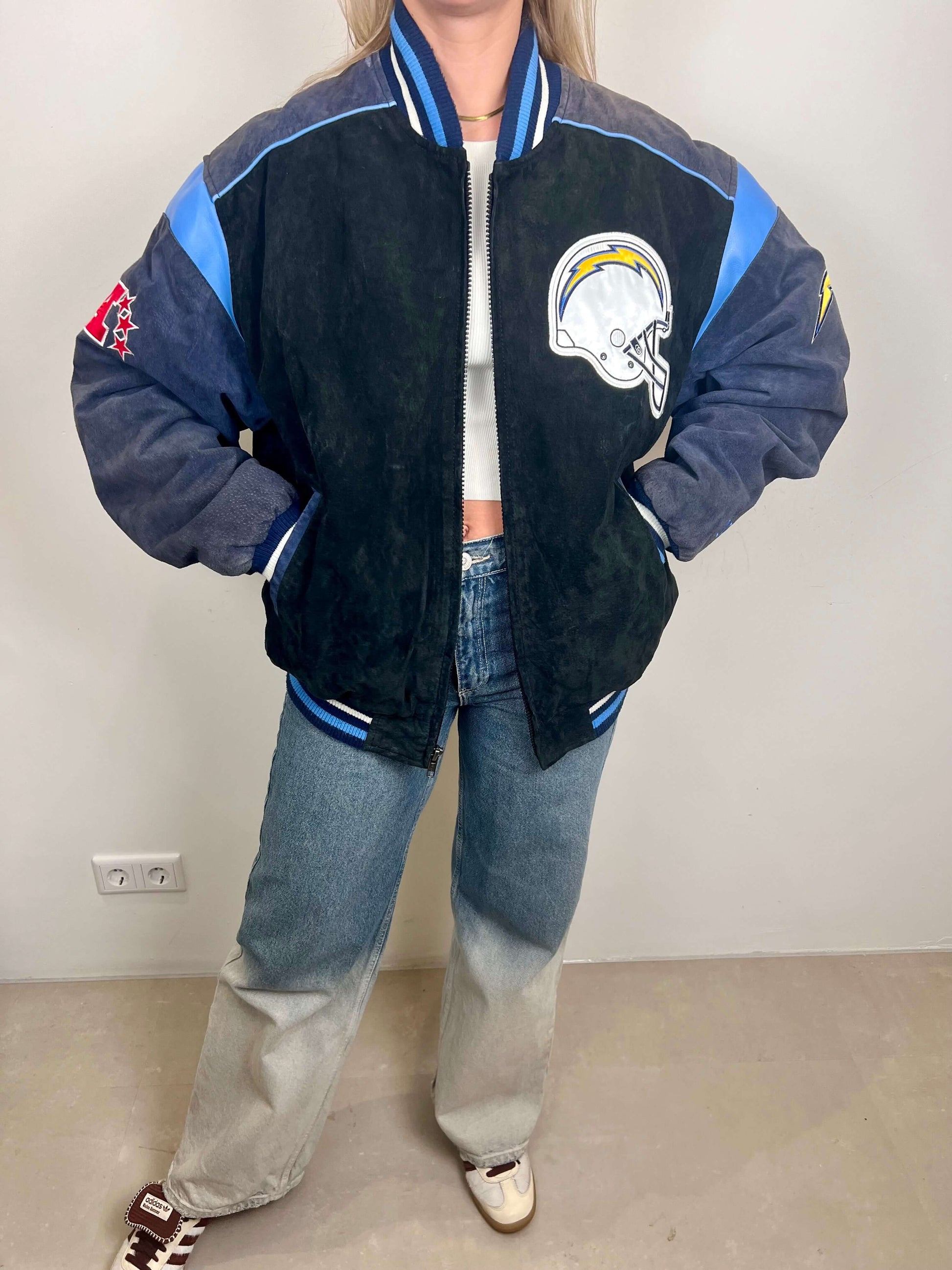 San Diego Chargers suede jacket