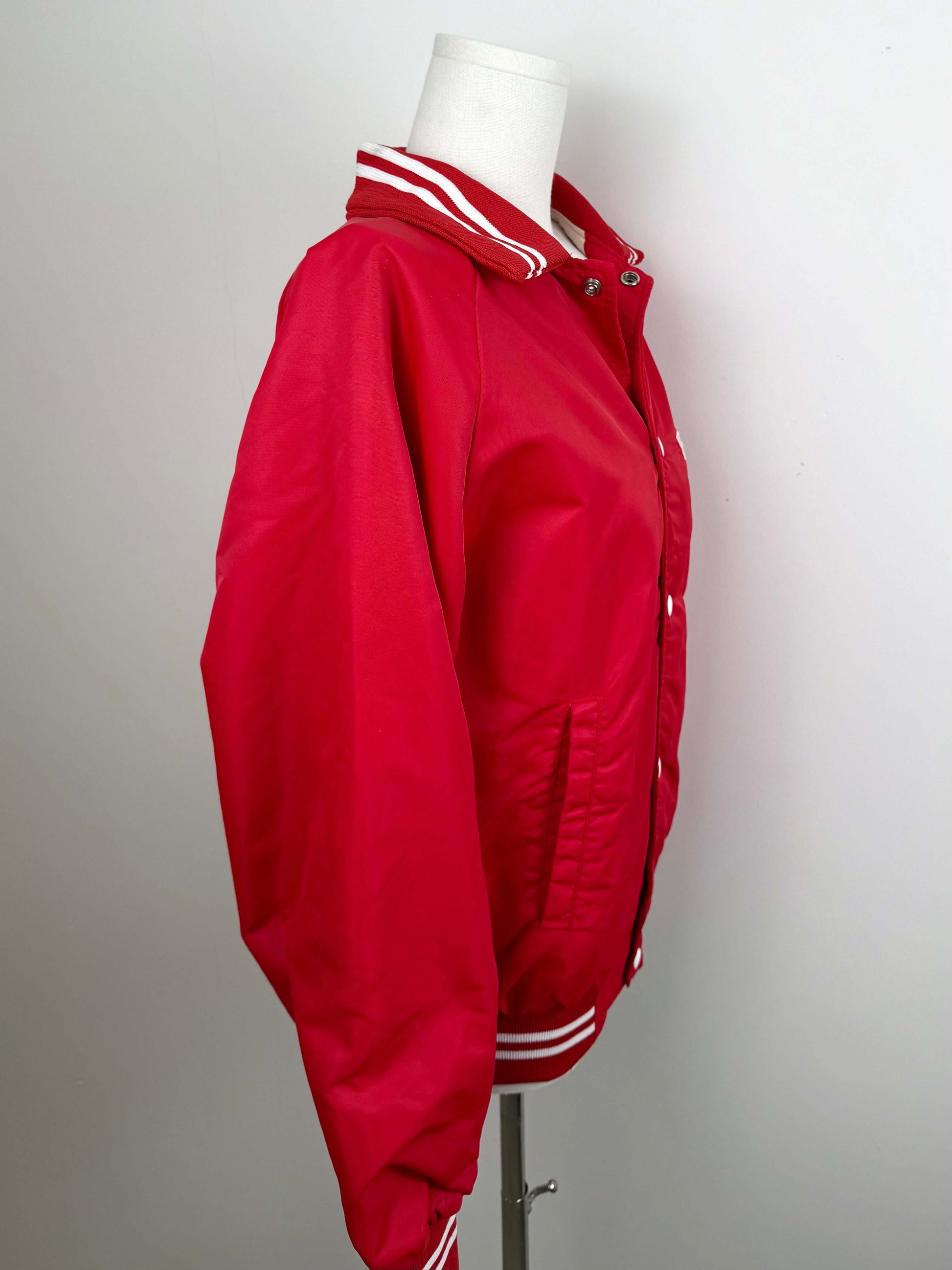 Vintage varsity jacket red | Laura Stappers Vintage