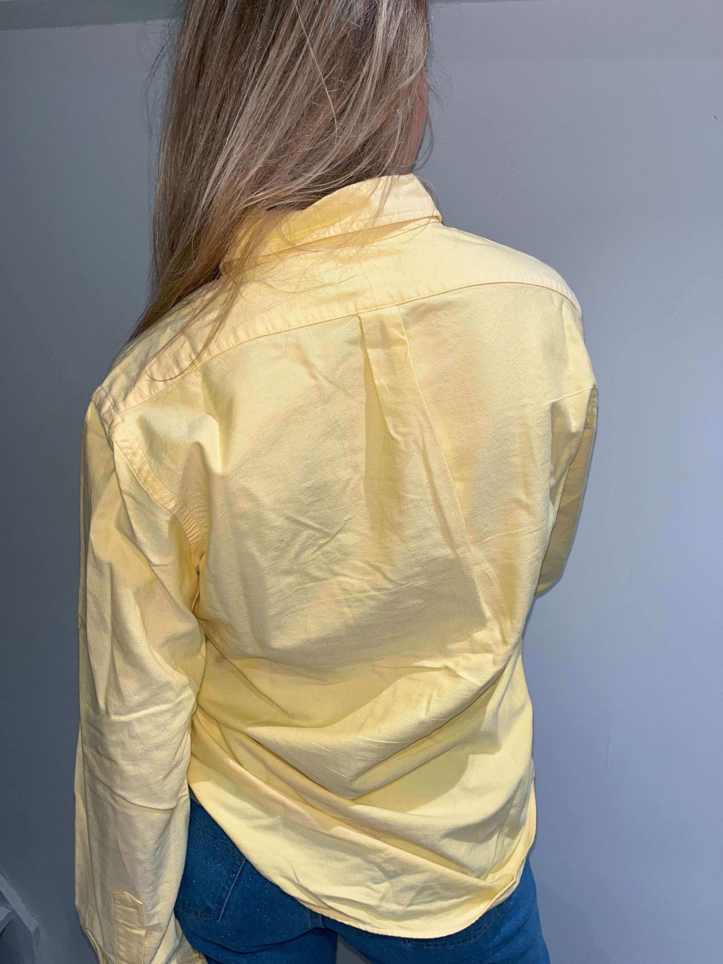 Ralph Lauren blouse yellow | Laura Stappers Vintage