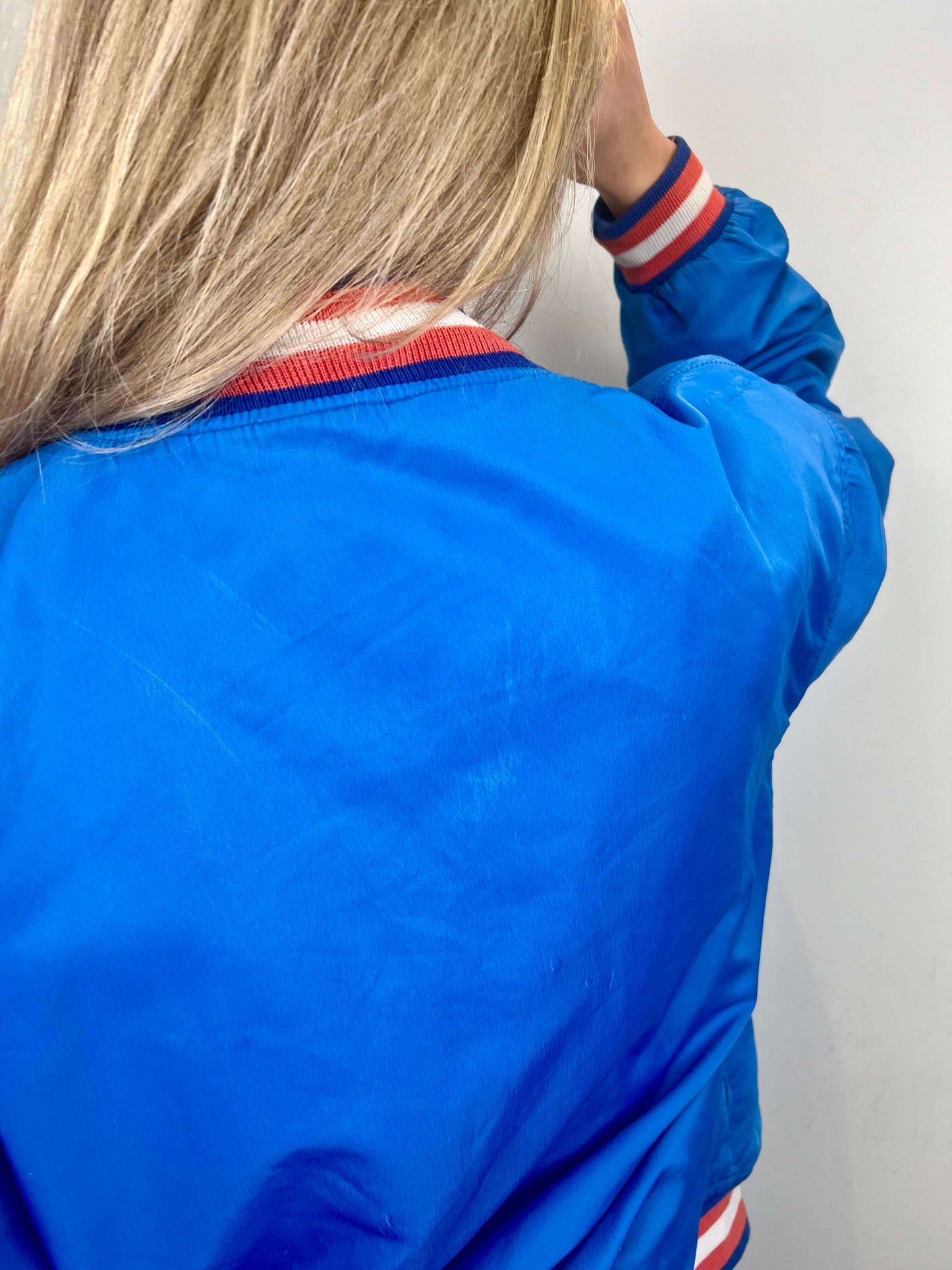 Uniform blue bomber jacket | Laura Stappers Vintage