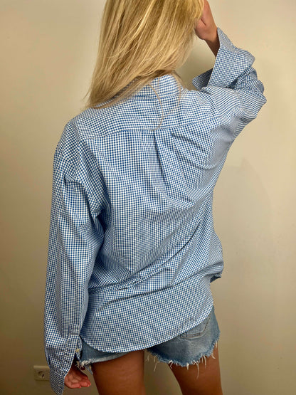 Ralph Lauren checkered blouse | Laura Stappers Vintage