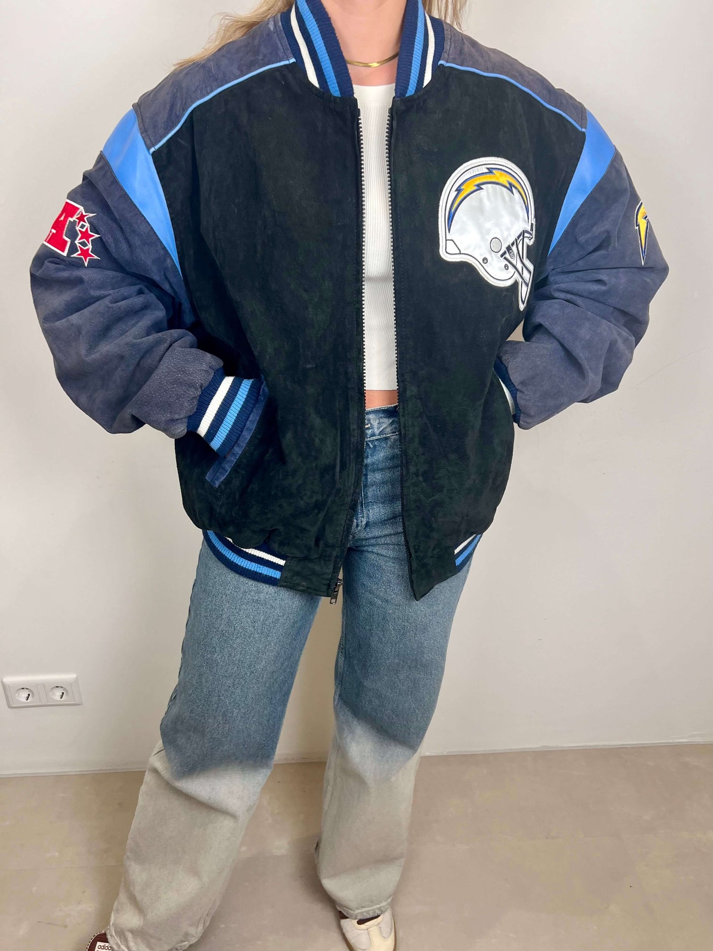 San Diego Chargers suede jacket