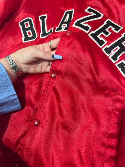 Portland Trail Blazers red jacket | Laura Stappers Vintage