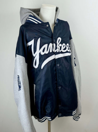 Yankees hooded bomber spell out | Laura Stappers Vintage