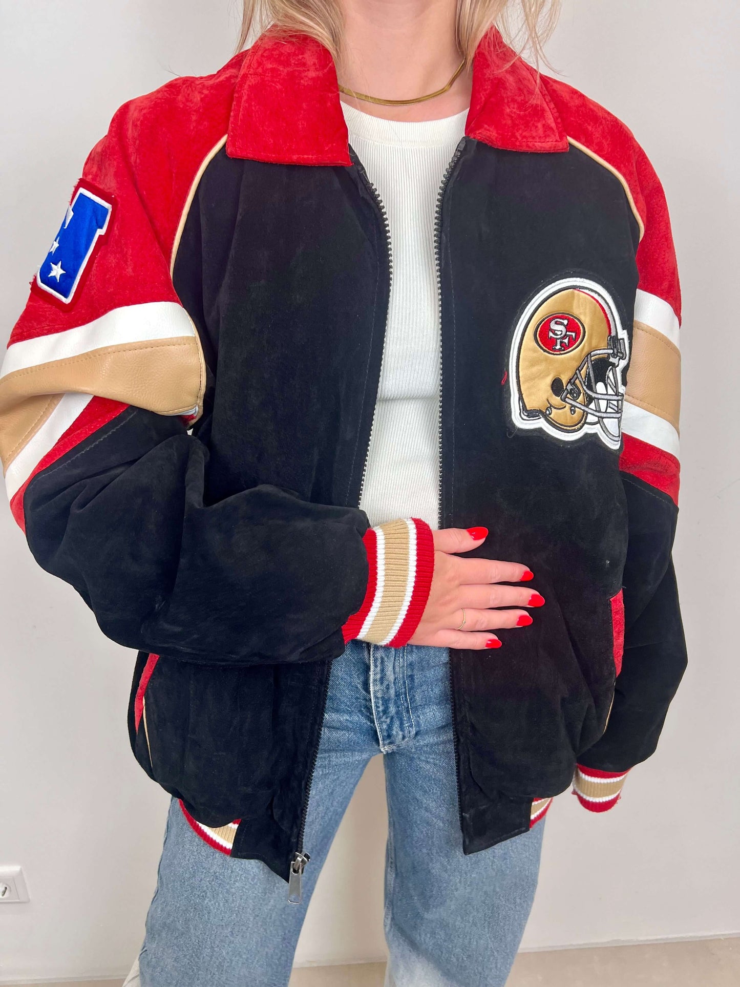 SF 49ers suede jacket